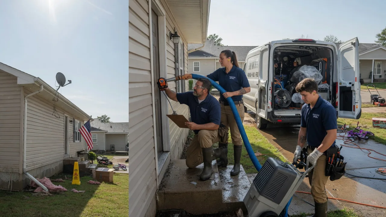 Ceiling Water Damage Restoration in Hendersonville, TN near me